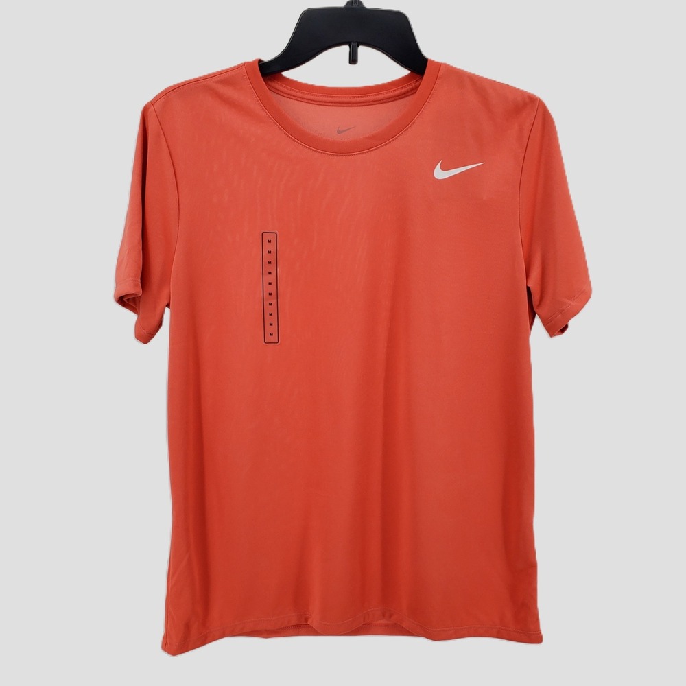 Nike Dri-FIT Training T-Shirt‎ Short Sleeve Athletic Top Coral Orange Women M